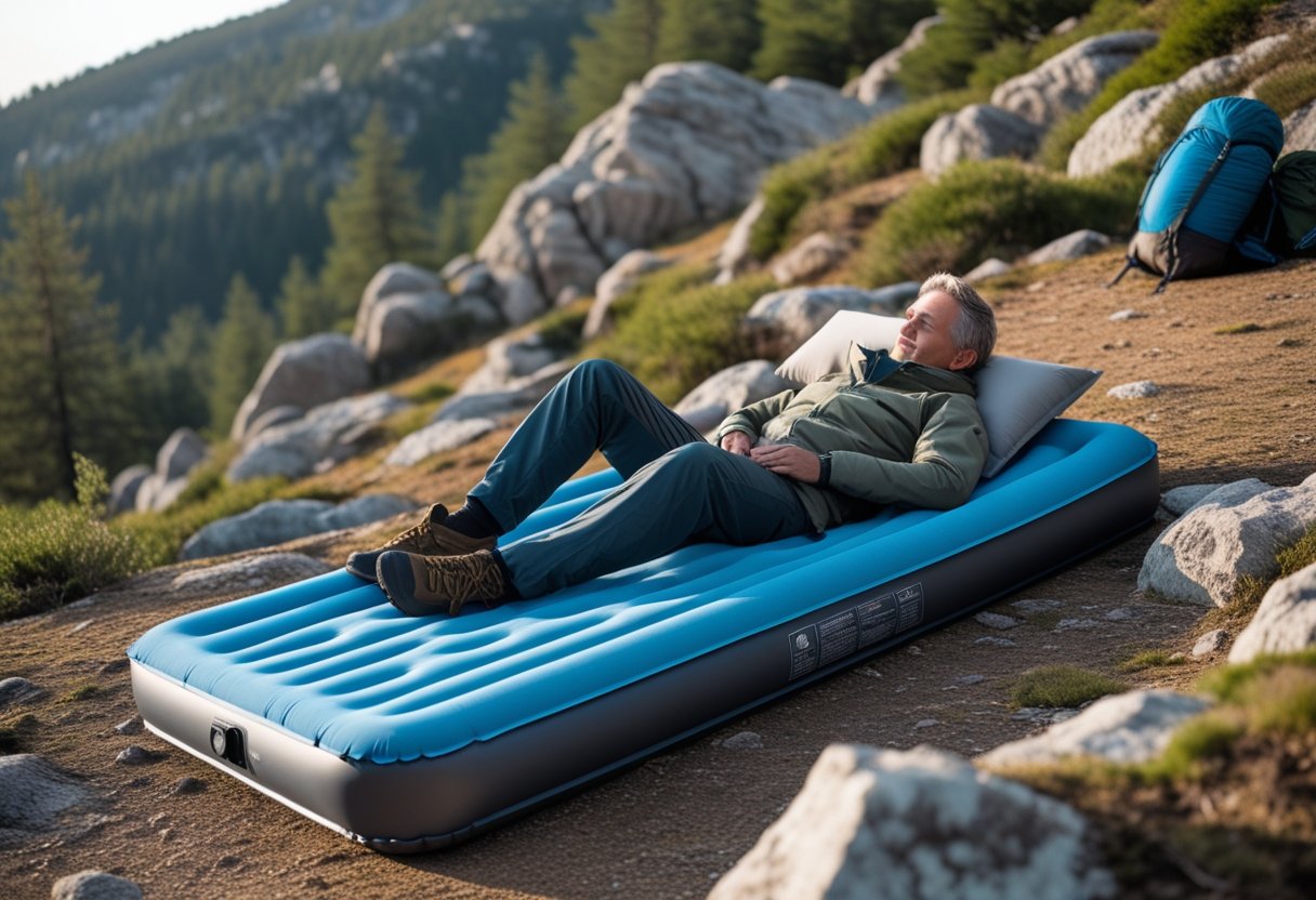 Sådan vælger du den bedste luftmadras til camping på ujævnt terræn